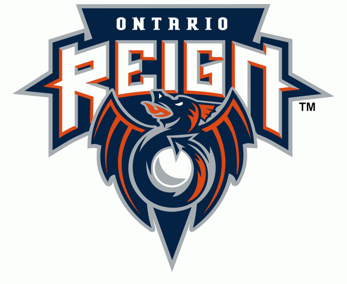 ontario reign 2008-pres alternate logo v3 iron on heat transfer